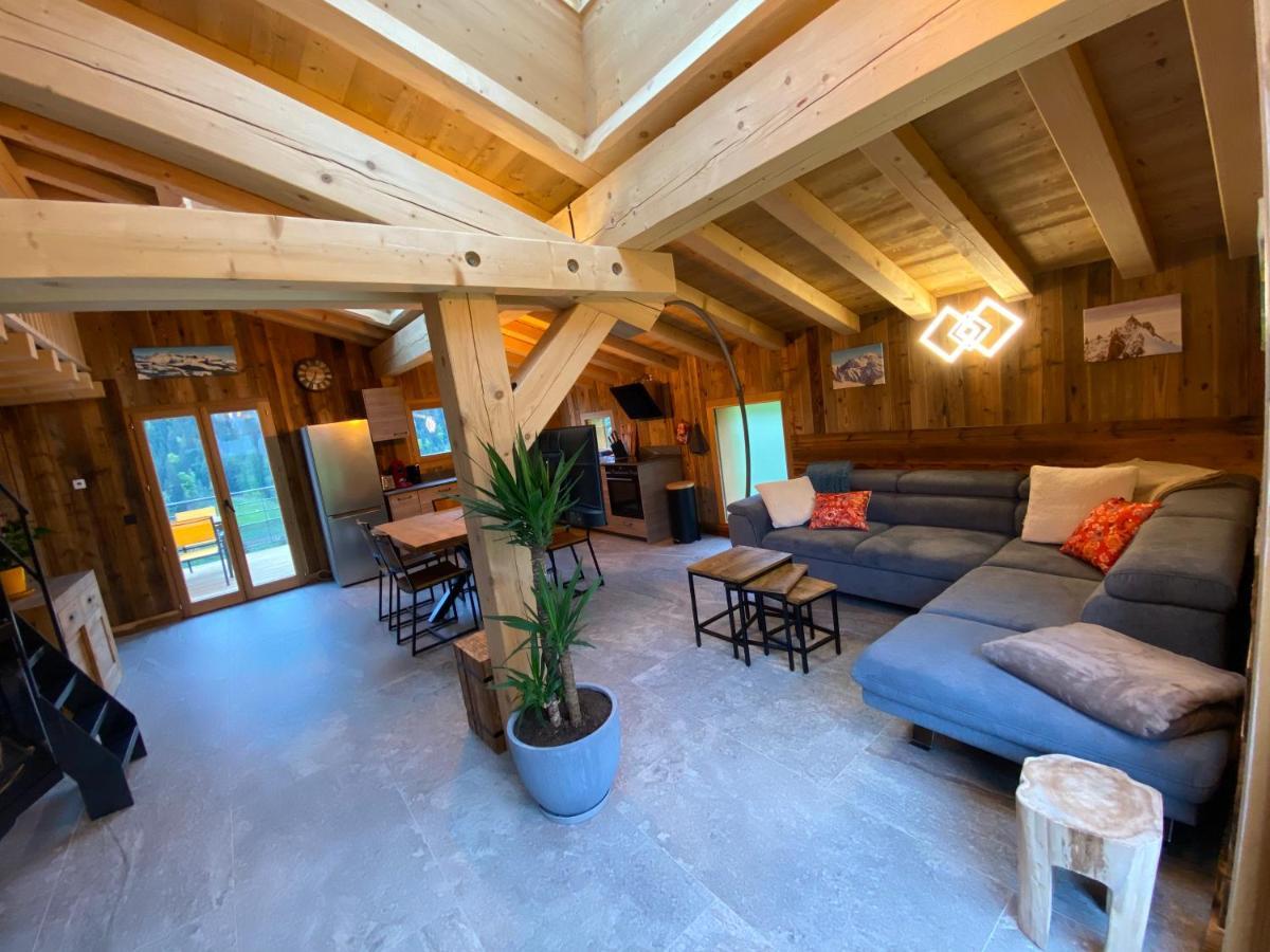 Chalet Du Champel Jacuzzi Saint-Gervais-les-Bains Ngoại thất bức ảnh