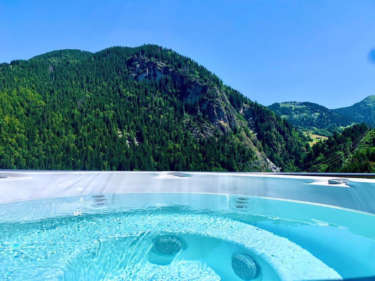 Chalet Du Champel Jacuzzi Saint-Gervais-les-Bains Ngoại thất bức ảnh