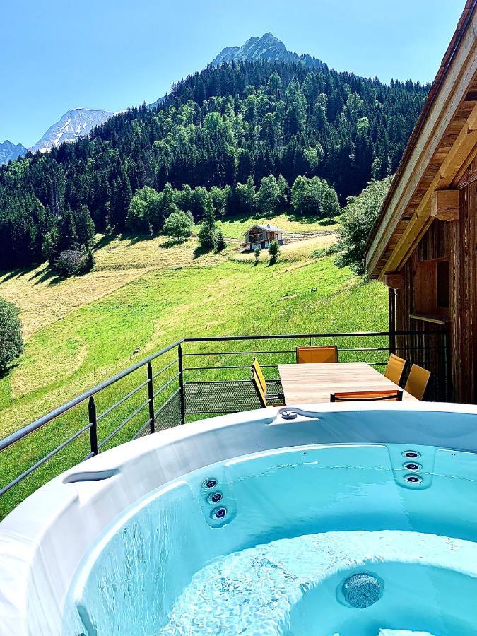 Chalet Du Champel Jacuzzi Saint-Gervais-les-Bains Ngoại thất bức ảnh