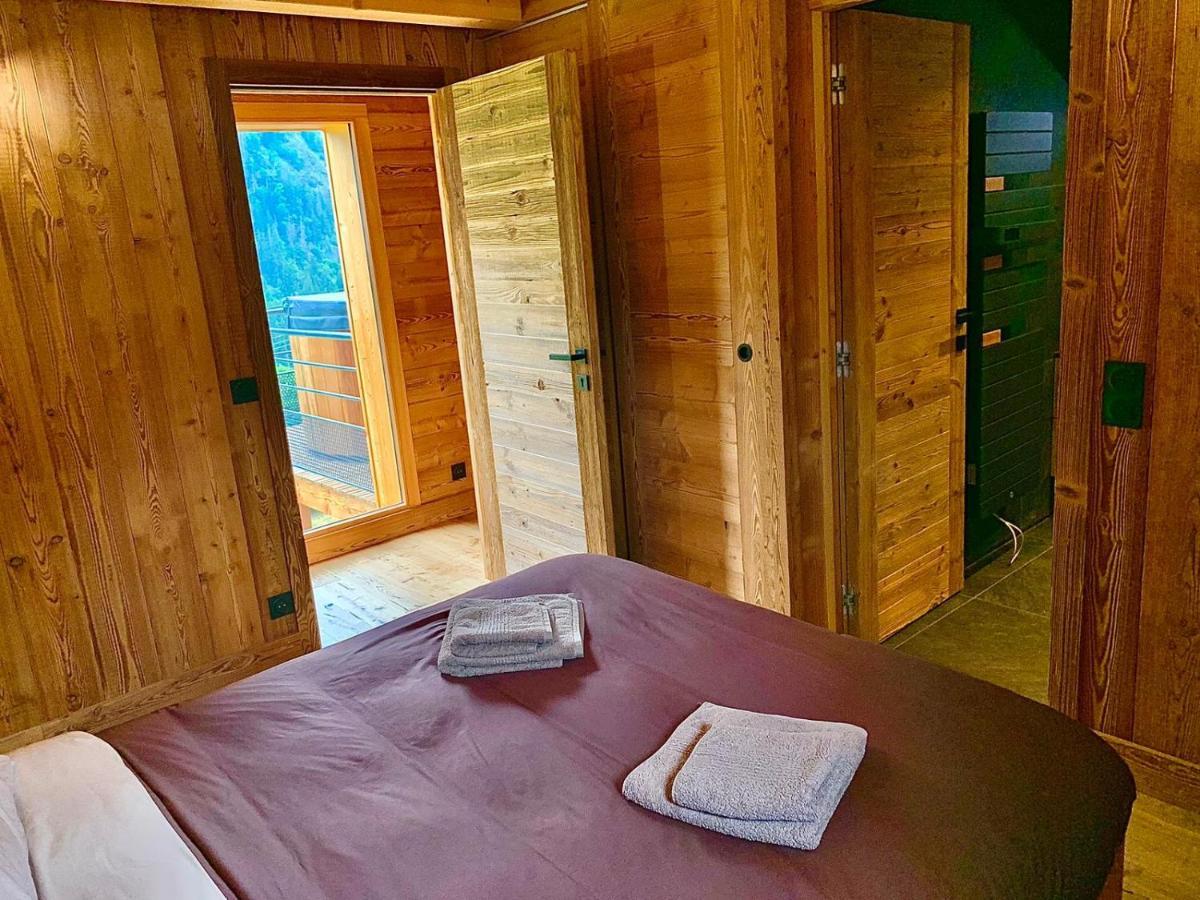 Chalet Du Champel Jacuzzi Saint-Gervais-les-Bains Ngoại thất bức ảnh