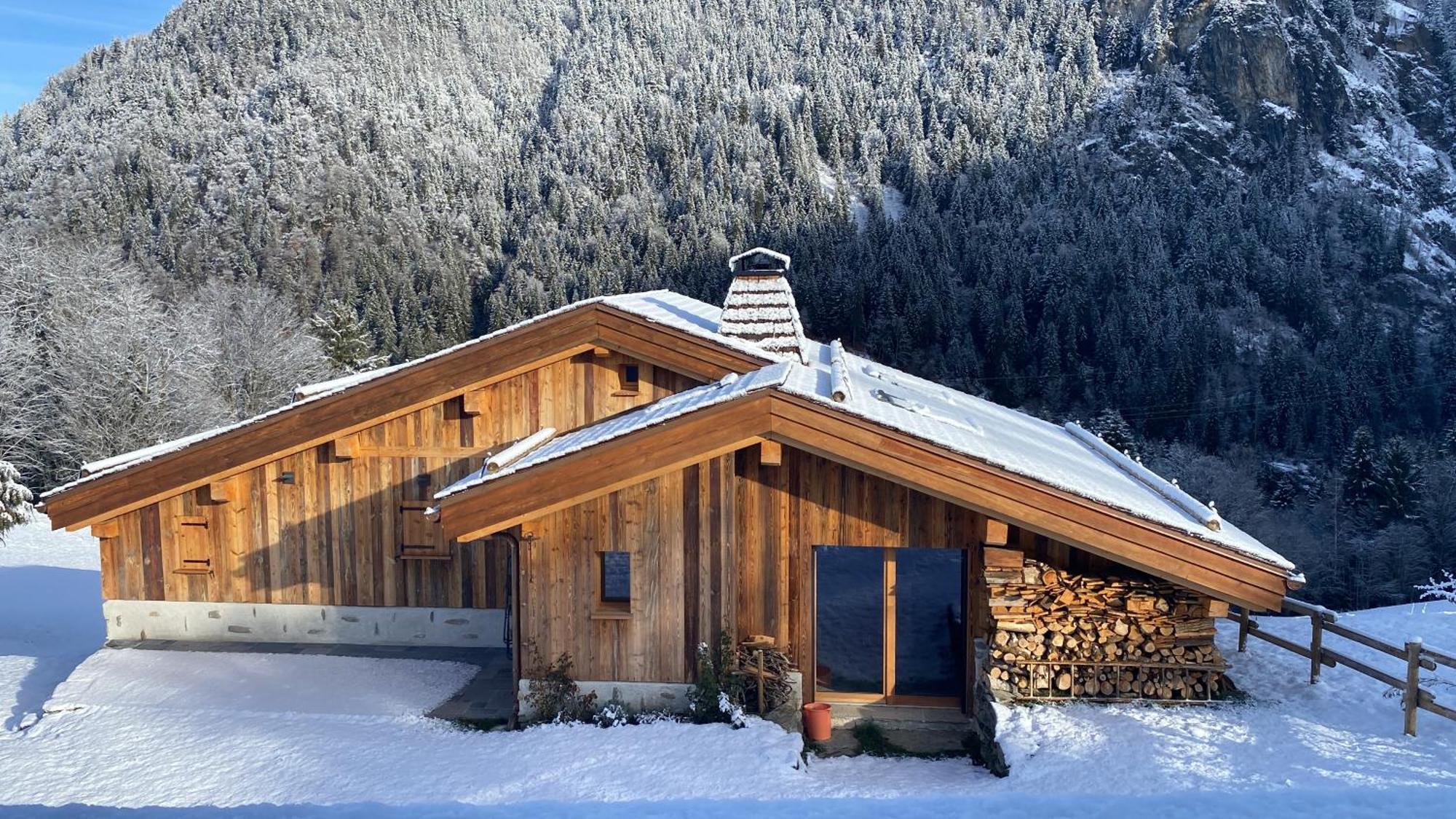 Chalet Du Champel Jacuzzi Saint-Gervais-les-Bains Ngoại thất bức ảnh